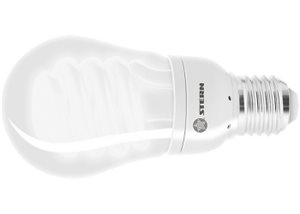 Лампа компактная люминесцентная, колба, 11W, 2700K, E27, 8000ч. STERN