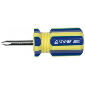 Отвертка STAYER мини 2-в-1, PH2/SL 6мм