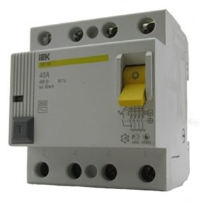 УЗО ИЭК 4п 40A 30mA тип AC ВД1-63 