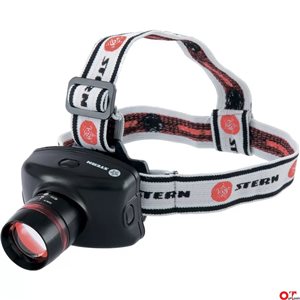 Фонарь Stern наголовный, ZOOM, 3W LED CRE Q5, 160лм, 100 м,3 режима: 100%-50%-строб.