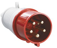 Вилка IEK силовая 5 х 32 электрическая  В16-001