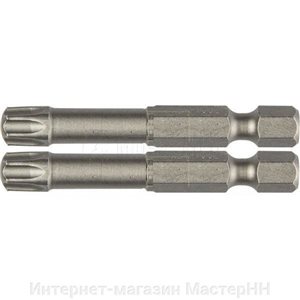Биты KRAFTOOL "ЕХPERT" торсионные, Т30, 50мм, 2шт.