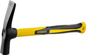 Молоток-кирочка STAYER с фиберглассовой рукояткой, 600г