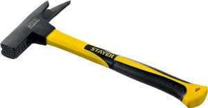 Молоток кровельщика STAYER с фиберглассовой рукояткой, 600гр