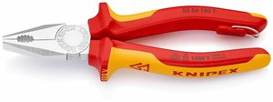 Плоскогубцы KNIPEX диэлектрические, 1000В, 180мм