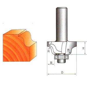 Фреза  GLOBUS 2004 R6