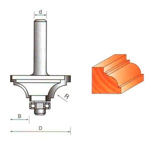 Фреза  GLOBUS 2007 R6