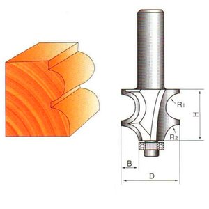 Фреза  GLOBUS 2025 R8/10