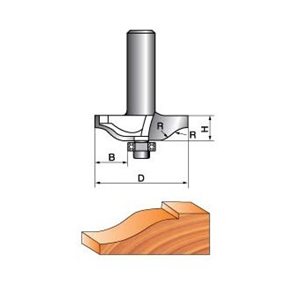 Фреза  GLOBUS 2104 R6