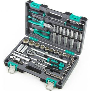 Набор STELS инструментов, 1/2", 1/4", CrV, кейс, 69 предм.