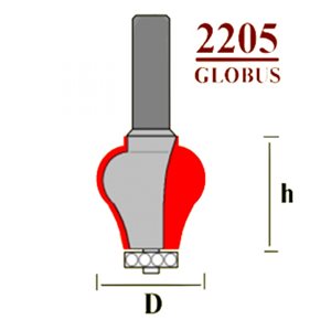 Фреза  GLOBUS 2205 D30