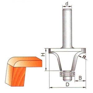 Фреза  GLOBUS 2217 R6