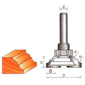 Фреза  GLOBUS 2301 R6