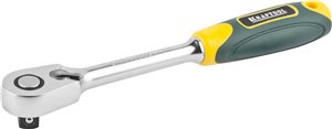 Трещотка KRAFTOOL "PRО" для торцовых головок, 60 зуб., 1/2"